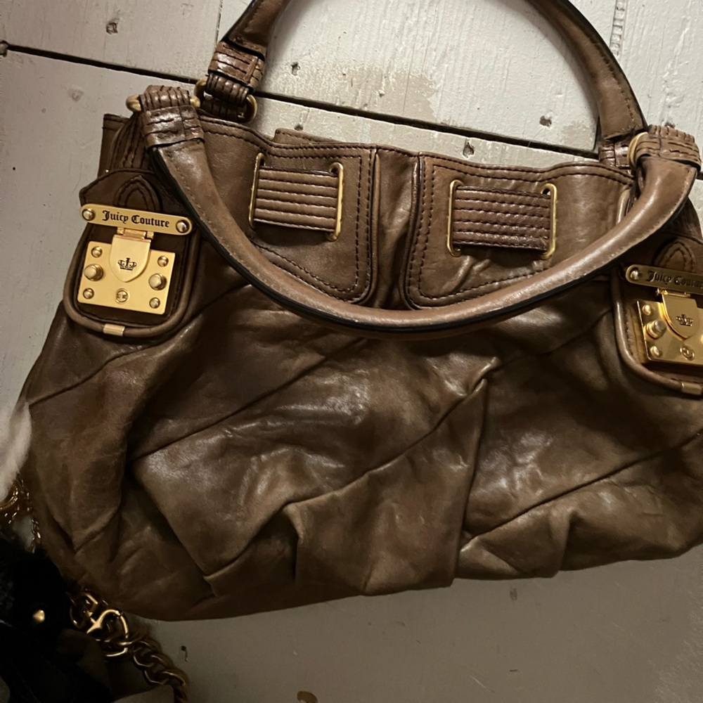 Juicy couture brown leather bag